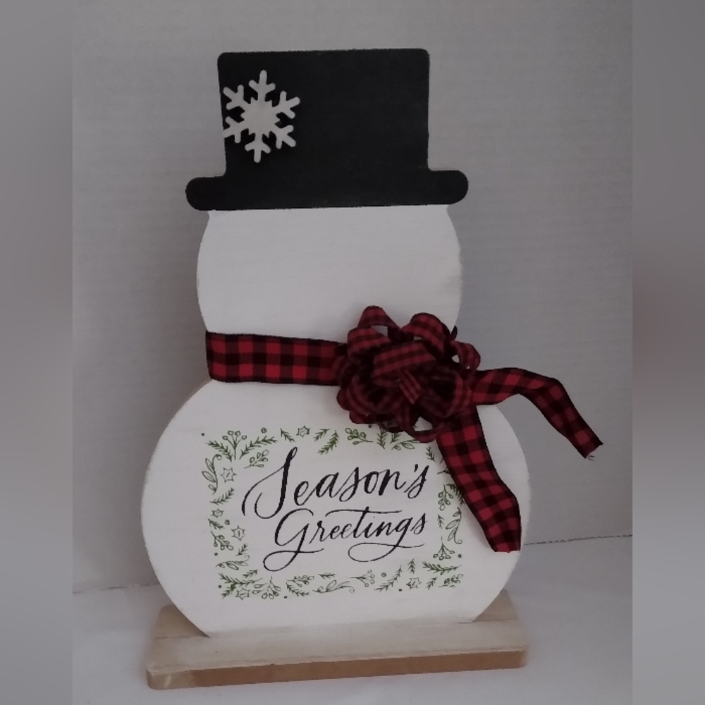 Snowman decor Chalk Couture